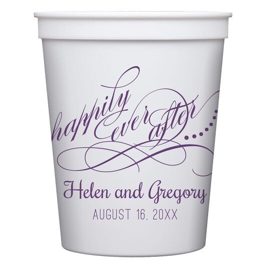 Happily Ever After Stadium Cups